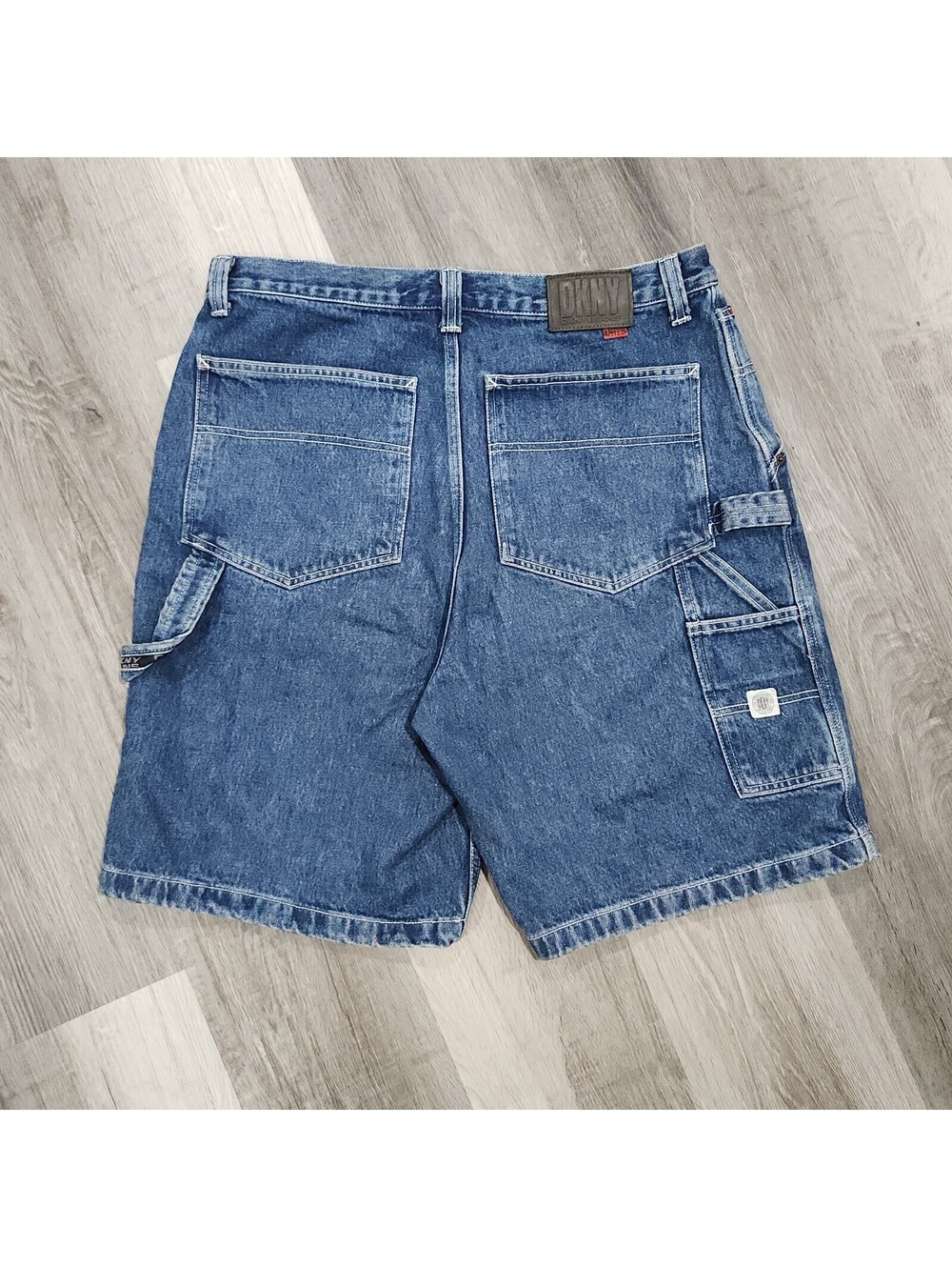 Vintage Y2K Carpenter Jean Shorts Baggy Skater Work Hip Hop Punk Grunge JNCO 34